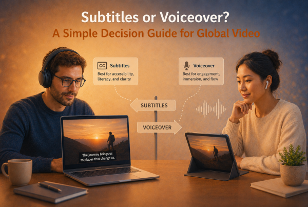subtitles or voiceover