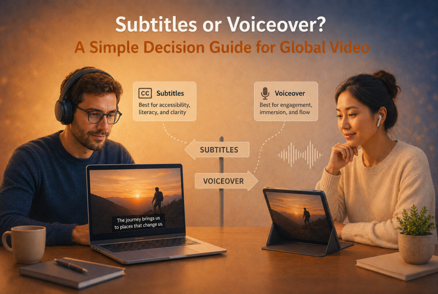 subtitles or voiceover
