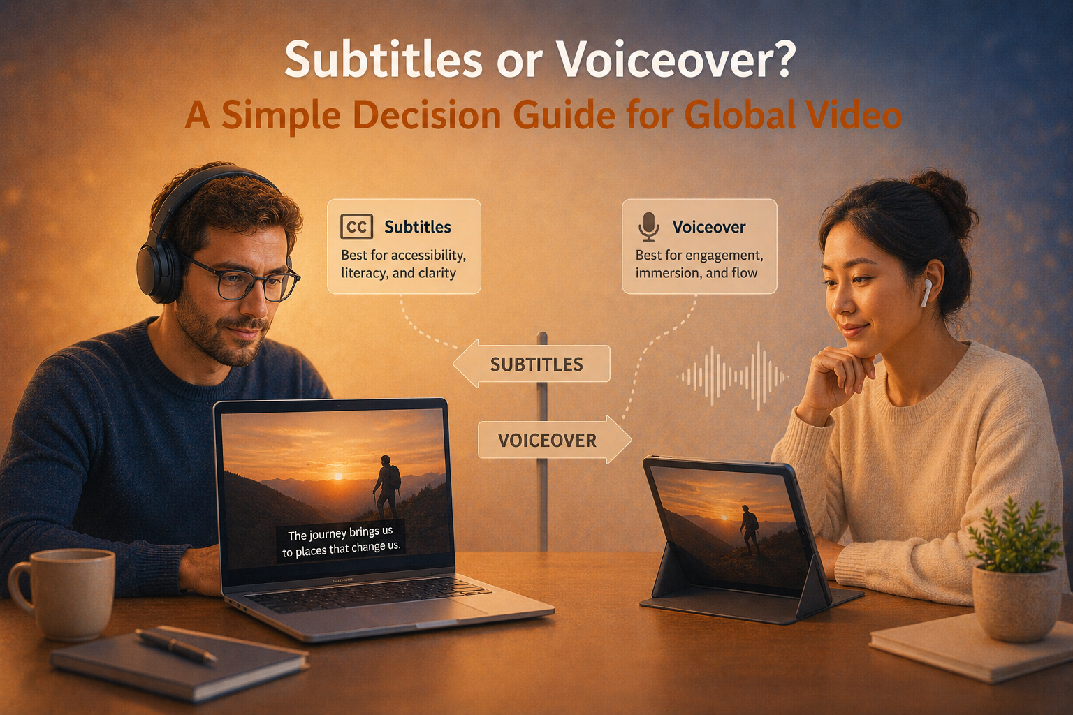 subtitles or voiceover